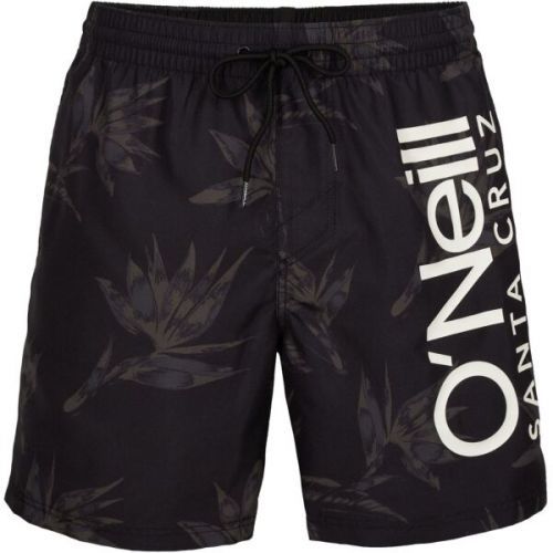 O'Neill CALI FLORAL SHORTS Pánské koupací kraťasy, černá, velikost S