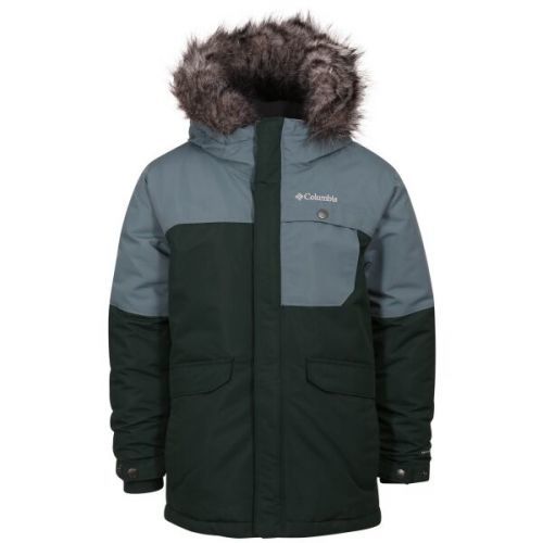 Columbia NORDIC STRIDER JACKET Dětská zimní bunda, tmavě zelená, velikost S