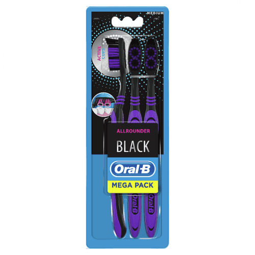 Oral-B Allrounder Black Manuální Zubní Kartáček 3