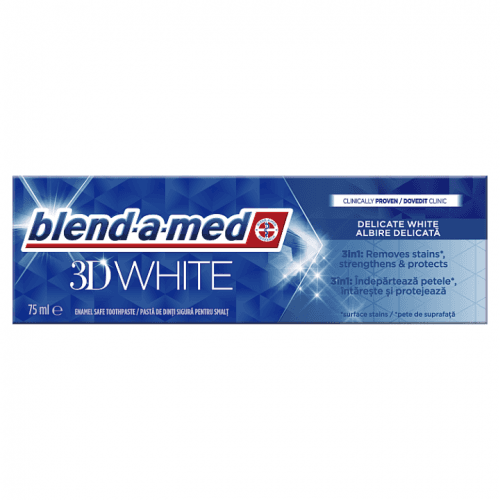 Blend-a-med 3D White Delicate White Zubní Pasta 75 ml