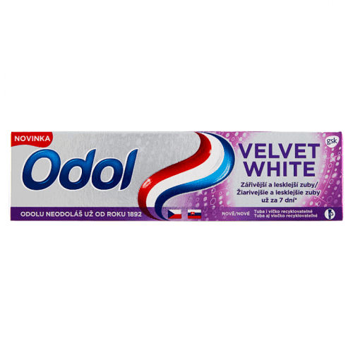 Odol Velvet White zubní pasta s fluoridem 75ml