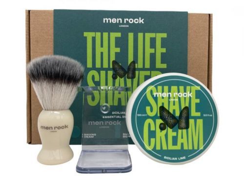 Men Rock London Dárková sada holicí péče Sicilian Lime (Shaving Gift Set)