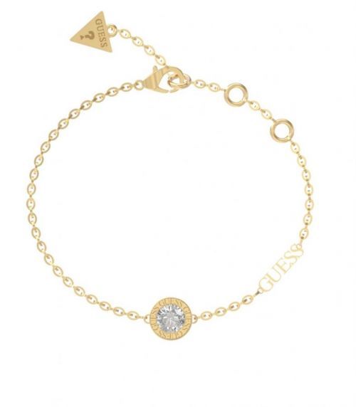 Guess Moderní pozlacený náramek Color My Day JUBB02246JWYG 14,5 - 18,5 cm - S