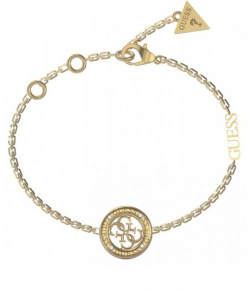 Guess Stylový pozlacený náramek 4G Loop JUBB02289JWYGBK 14,5 - 18,5 cm - S
