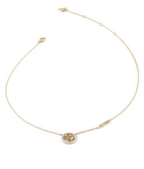 Guess Půvabný pozlacený náhrdelník Life In 4G JUBN02141JWYGT/U