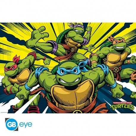 GB EYE Plakát, Obraz - Teenage Mutant Ninja Turtles - Turtles in Action, (91.5 x 61 cm)