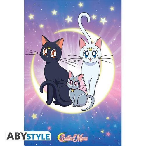 GB EYE Plakát, Obraz - Sailor Moon - Luna, Artemis & Diana, (61 x 91.5 cm)