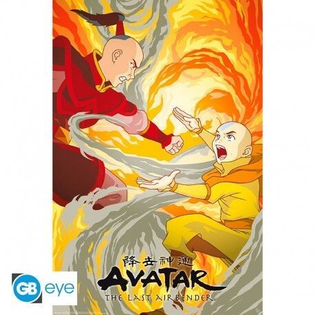 GB EYE Plakát, Obraz - Avatar - Aang vs Zuko, (61 x 91.5 cm)