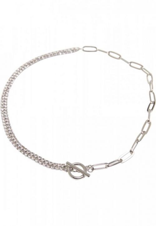 Venus Various Flashy Chain Necklace - silver