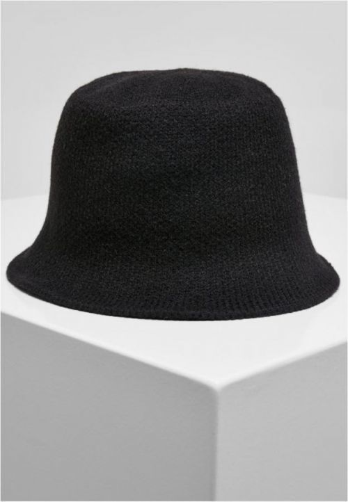 Knit Bucket Hat - black