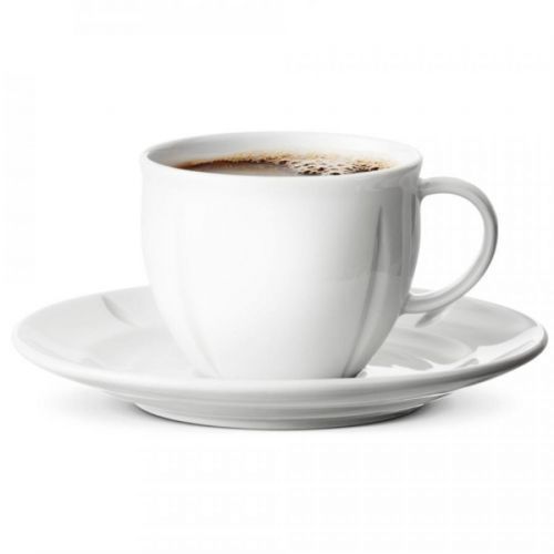 Coffee šálek s podšálkem GRAND CRU MĚKKÝ Rosendahl 280 ml bílé