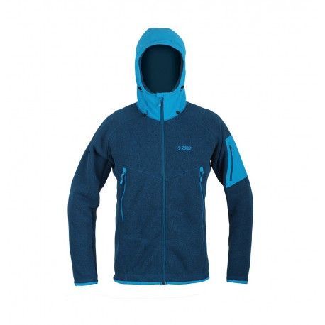 Direct Alpine Jasper petrol/ocean pánská outdoorová bunda s kapucí Polartec – Thermal Pro L