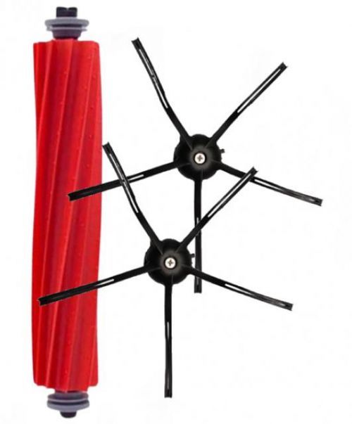 nipponcec.cz Kartáče pro XIAOMI Roborock Q5, Q7, S7, S7 Max V - sada černá