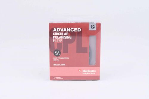 Manfrotto polarizační cirkulární filtr Advanced 62 mm bazar