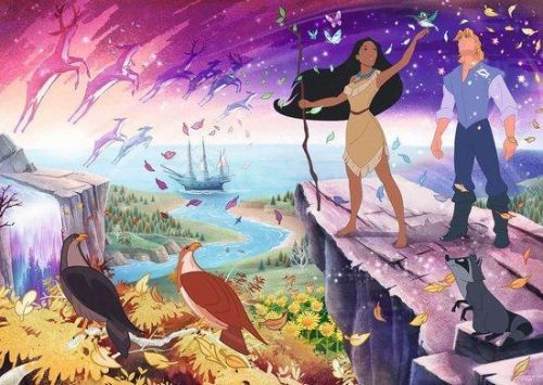 Ravensburger Puzzle Disney - Pocahontas 1000 dílků