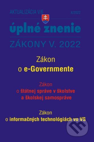 Aktualizácia V/6 / 2022 - štátna služba - Poradca s.r.o.