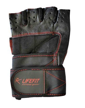 Fitness rukavice LIFEFIT TOP, vel. L, černé