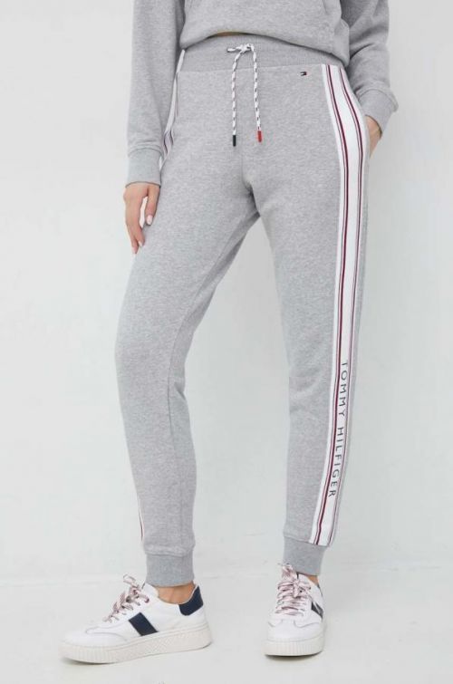 Tepláky Tommy Hilfiger dámské, šedá barva