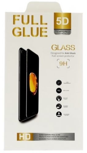 Tvrzené sklo FullGlue iPhone 14 Pro 5D černé 85155