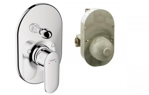 Vanová baterie Hansgrohe Vernis Blend včetně podomítkového tělesa chrom 71473000