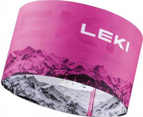 Leki XC Headband - neonpink/white uni