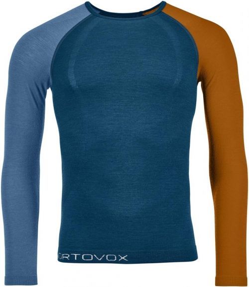 Ortovox 120 comp light long sleeve m - petrol blue L