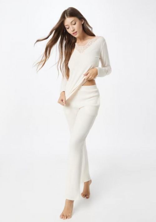 Dámské pyžamo LingaDore 6911 M Smetanová