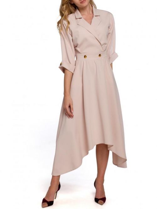 Makover dámské šaty Lorentz béžové L