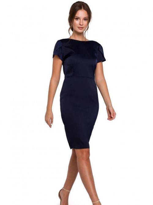 Makover dámské šaty Ramón tmavě modré L