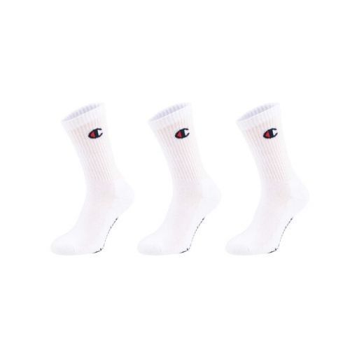 Champion 3PK CREW SOCKS Unisexové ponožky, bílá, velikost 43/46