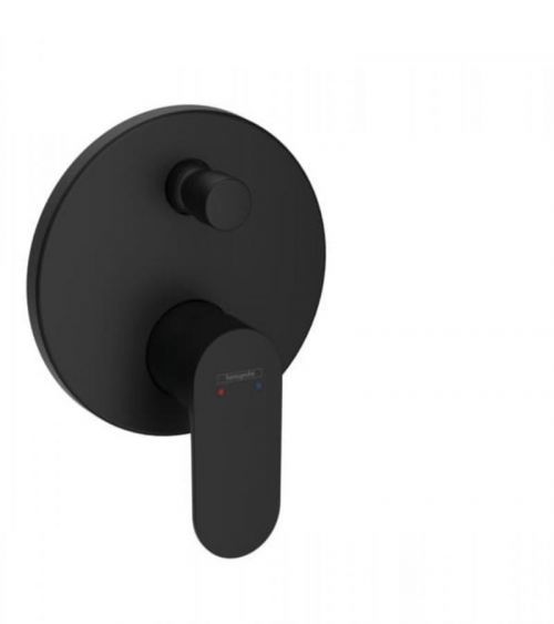 Vanová baterie Hansgrohe Rebris S bez podomítkového tělesa matná černá 72467670