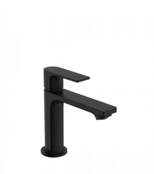 Umyvadlová baterie Hansgrohe Rebris E s výpustí matná černá 72559670