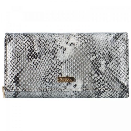 Luxusní dámská kožená peněženka Euri, šedá