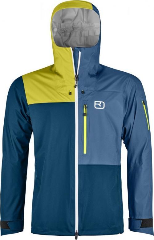 Ortovox 3l ortler jacket m - petrol blue L