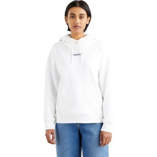 Levi's GRAPHIC STANDARD HOODIE BATWIN Dámská mikina, bílá, velikost M