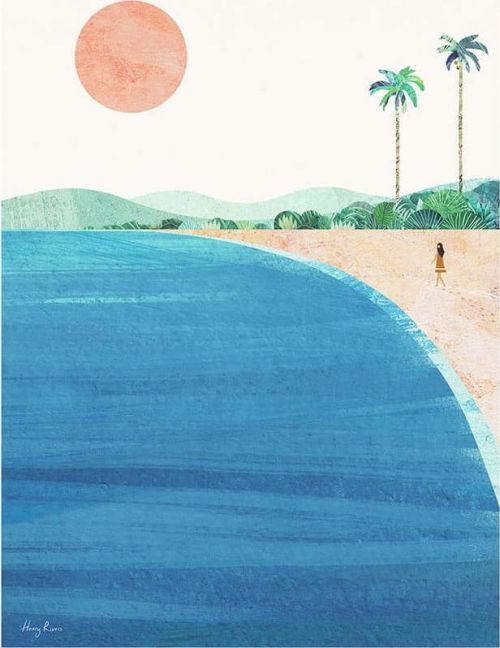 Plakát 30x40 cm Paradise Beach - Travelposter