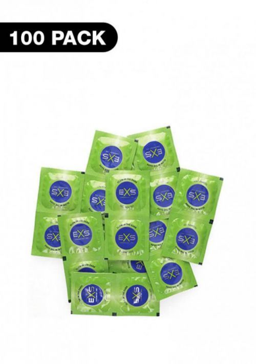 EXS Glow - vegan glowing condoms (100 pcs)