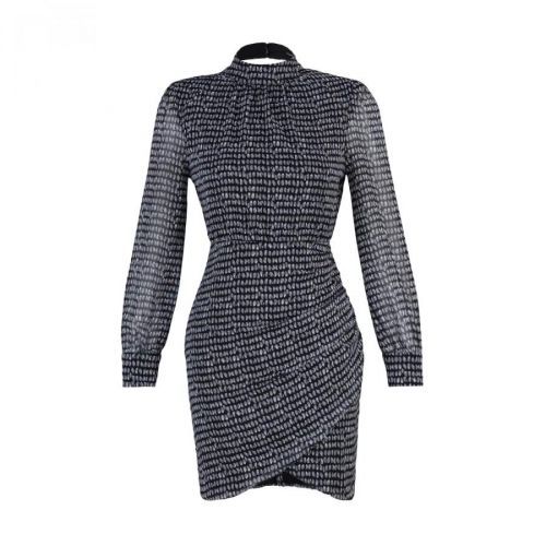 Trendyol Limited Edition Black Stand Up Dress