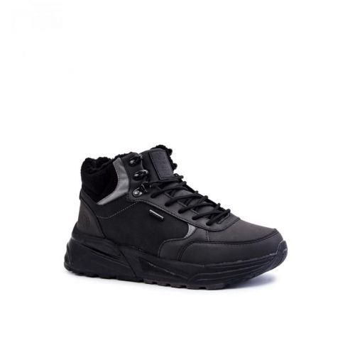Men's Warm Trekking Shoes Cross Jeans KK1R4031C Black