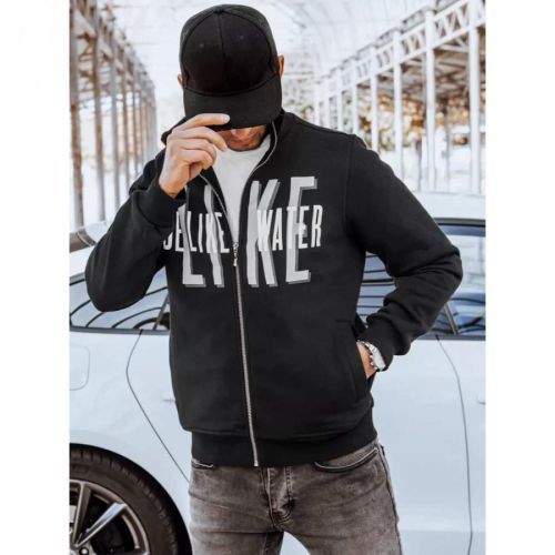 Black Dstreet BX5413 men's zipped sweatshirt