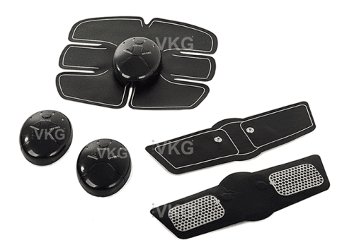 Elektrický posilovač břicha, stehen a paží EMS + ovladač