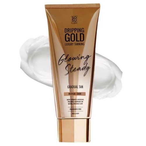 SOSU by Suzanne Jackson Samoopalovací krém Medium/Dark Dripping Gold Glowing Steady (Gradual Tan) 200 ml