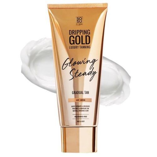 SOSU by Suzanne Jackson Samoopalovací krém Light/Medium Dripping Gold Glowing Steady (Gradual Tan) 200 ml