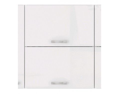 Horní kuchyňská skříňka Bianka 60GU, 60 cm, bílý lesk