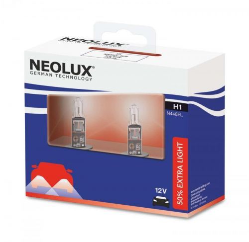 NEOLUX H1 12V 55W P14,5s Extra Light 2ks N448EL-2SCB