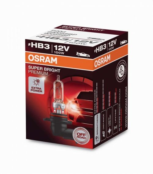 OSRAM HB3 12V 100W - SUPER BRIGHT PREMIUM OFF ROAD 69005SBP 4008321888174