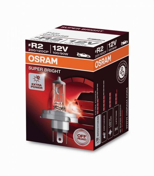 OSRAM R2 12V 100/90W - SUPER BRIGHT PREMIUM OFF ROAD 64204SB 4062172069083