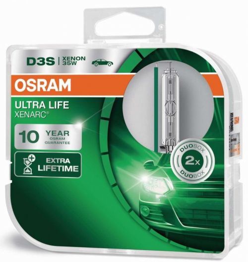 OSRAM D3S 35W PK32d-5 ULTRA LIFE 10 let záruka 2ks HCB 66340ULT-HCB 4052899429710