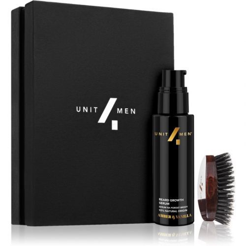 Unit4Men Beard Growth Set sada (na vousy) pro muže