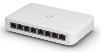 UBNT USW-Lite-8-PoE, 8x Gbit RJ45, 4x PoE 802.3at, 52W